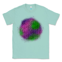 Seafoam halloween leopard patch Classic Tee - BundleAndBundleShop
