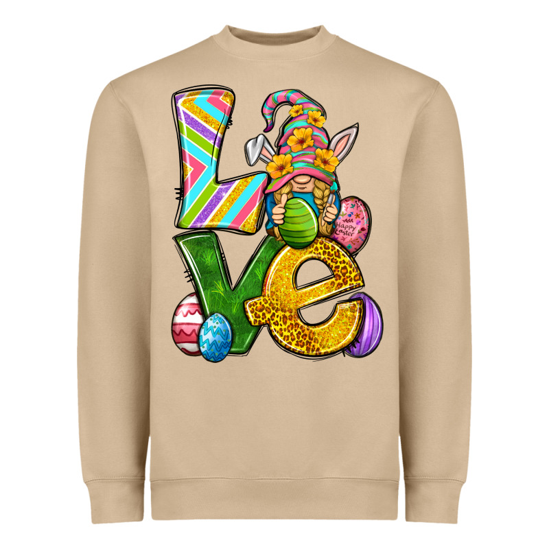 Love Gnome Easter Heavyweight Sweatshirt by Neo Western | Teevron
