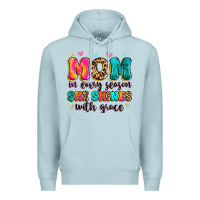Blue Mist mom in every season she shines with grace Premium Hoodie - Artiststas
