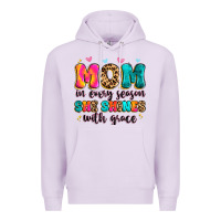 Lilac mom in every season she shines with grace Premium Hoodie - Artiststas