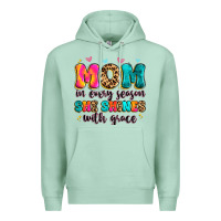 Seafoam mom in every season she shines with grace Premium Hoodie - Artiststas