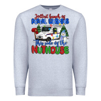 Heather Grey jolliest bunch of postal workers this side of the Premium Sweatshirt - MaliasSmallBusiness
