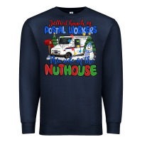 Navy jolliest bunch of postal workers this side of the Premium Sweatshirt - MaliasSmallBusiness
