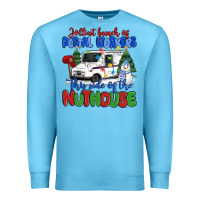 Ocean Blue jolliest bunch of postal workers this side of the Premium Sweatshirt - MaliasSmallBusiness