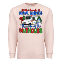 Pale Pink jolliest bunch of postal workers this side of the Premium Sweatshirt - MaliasSmallBusiness
