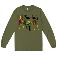Army Green santa's favorite elf Long Sleeve Tee - AdoDesignShop