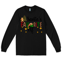 Black santa's favorite elf Long Sleeve Tee - AdoDesignShop