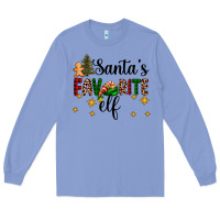 Colony Blue santa's favorite elf Long Sleeve Tee - AdoDesignShop