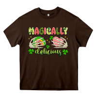 Chocolate Brown magically delicious Heavy Core Tee - Artiststas