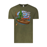 Vintage Olive lake squad Vintage Tee - HRA Design Shop