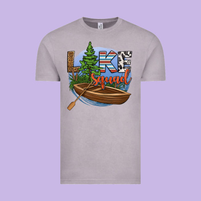 Lake Squad Vintage Tee Designed By Hra Design Shop