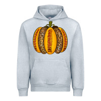 Heather Grey Softball Pumpkin Urban Hoodie - texasbilliewilder