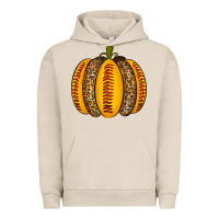 Pigment French Oak Softball Pumpkin Urban Hoodie - texasbilliewilder