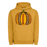 Pigment Peanut Butter Softball Pumpkin Urban Hoodie - texasbilliewilder