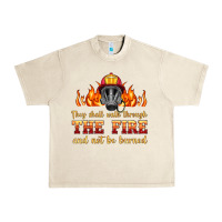 Sandshell the fire with firefighter air mask Urban Heavy Tee - HRA Design Shop