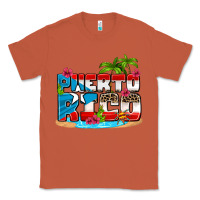 Copper puerto rico and flowers with frog Classic Tee - AdoDesignShop