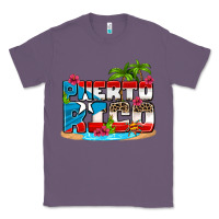 Lavender puerto rico and flowers with frog Classic Tee - AdoDesignShop