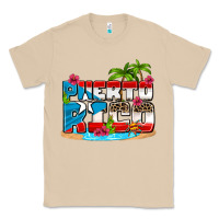 Mushroom puerto rico and flowers with frog Classic Tee - AdoDesignShop