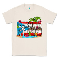 Natural puerto rico and flowers with frog Classic Tee - AdoDesignShop