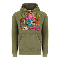Vintage Olive rodeo baby Vintage Hoodie - Zillion Design Studio