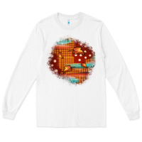 White fall patch Long Sleeve Tee - JahusDesignShop