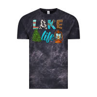 Cloud Black lake life Vintage Tee - HRA Design Shop