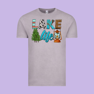 Lake Life Vintage Tee Designed By Hra Design Shop