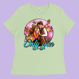 Only You And Couple With Keys Ladies Tee Designed By Adodesignshop