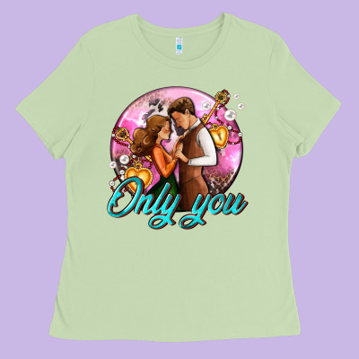 Only You And Couple With Keys Ladies Tee Designed By Adodesignshop