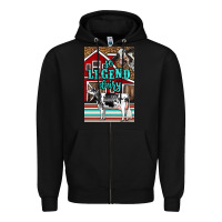Black Western So Legend Dairy Holstein Cow Zipper Hoodie - LillyAllenDesigns