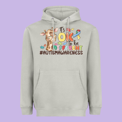 Its Ok To Be Different Heavyweight Hoodie Designed By Maliassmallbusiness