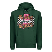 Sports Green babes support babes Premium Hoodie - Artiststas
