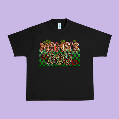 Valentines Day Mama's Boy Olivia Urban Heavy Tee Designed By Oliviacreatesart