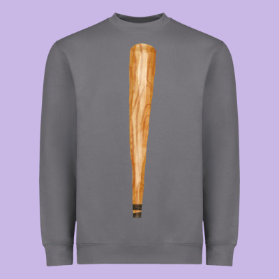 Wooden Baseball Heavyweight Sweatshirt Designed By Fadigitalartstudio