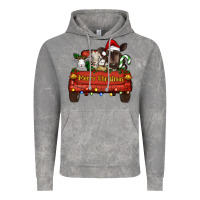Cloud Rock merry christmas truck animals Vintage Hoodie - RanaPortraitStore