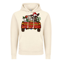 Vintage Artic merry christmas truck animals Vintage Hoodie - RanaPortraitStore
