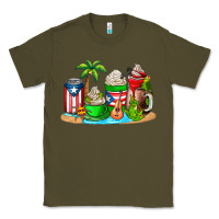 Army Green puerto rico coffee cups Classic Tee - AdoDesignShop