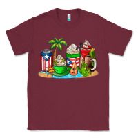 Burgundy puerto rico coffee cups Classic Tee - AdoDesignShop