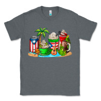 Charcoal Heather puerto rico coffee cups Classic Tee - AdoDesignShop