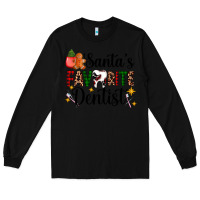 Black santa's favorite dentist Long Sleeve Tee - AdoDesignShop