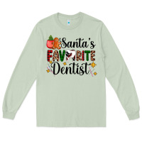 Matcha santa's favorite dentist Long Sleeve Tee - AdoDesignShop
