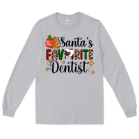 Moon Dust santa's favorite dentist Long Sleeve Tee - AdoDesignShop