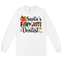 White santa's favorite dentist Long Sleeve Tee - AdoDesignShop