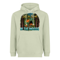 Matcha life is good in the woods Heavyweight Hoodie - NancyCooperArtShop