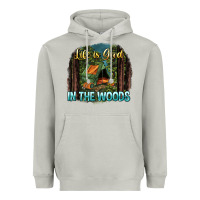 Moon Dust life is good in the woods Heavyweight Hoodie - NancyCooperArtShop