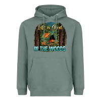 Sage life is good in the woods Heavyweight Hoodie - NancyCooperArtShop