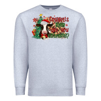 Heather Grey cowbells ring are you listening Premium Sweatshirt - MaliasSmallBusiness