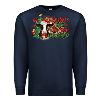 Navy cowbells ring are you listening Premium Sweatshirt - MaliasSmallBusiness