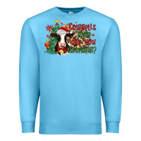 Ocean Blue cowbells ring are you listening Premium Sweatshirt - MaliasSmallBusiness