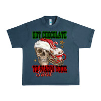 Midnight Navy hot chocolate to warm your soul Urban Heavy Tee - FaDigitalArtStudio